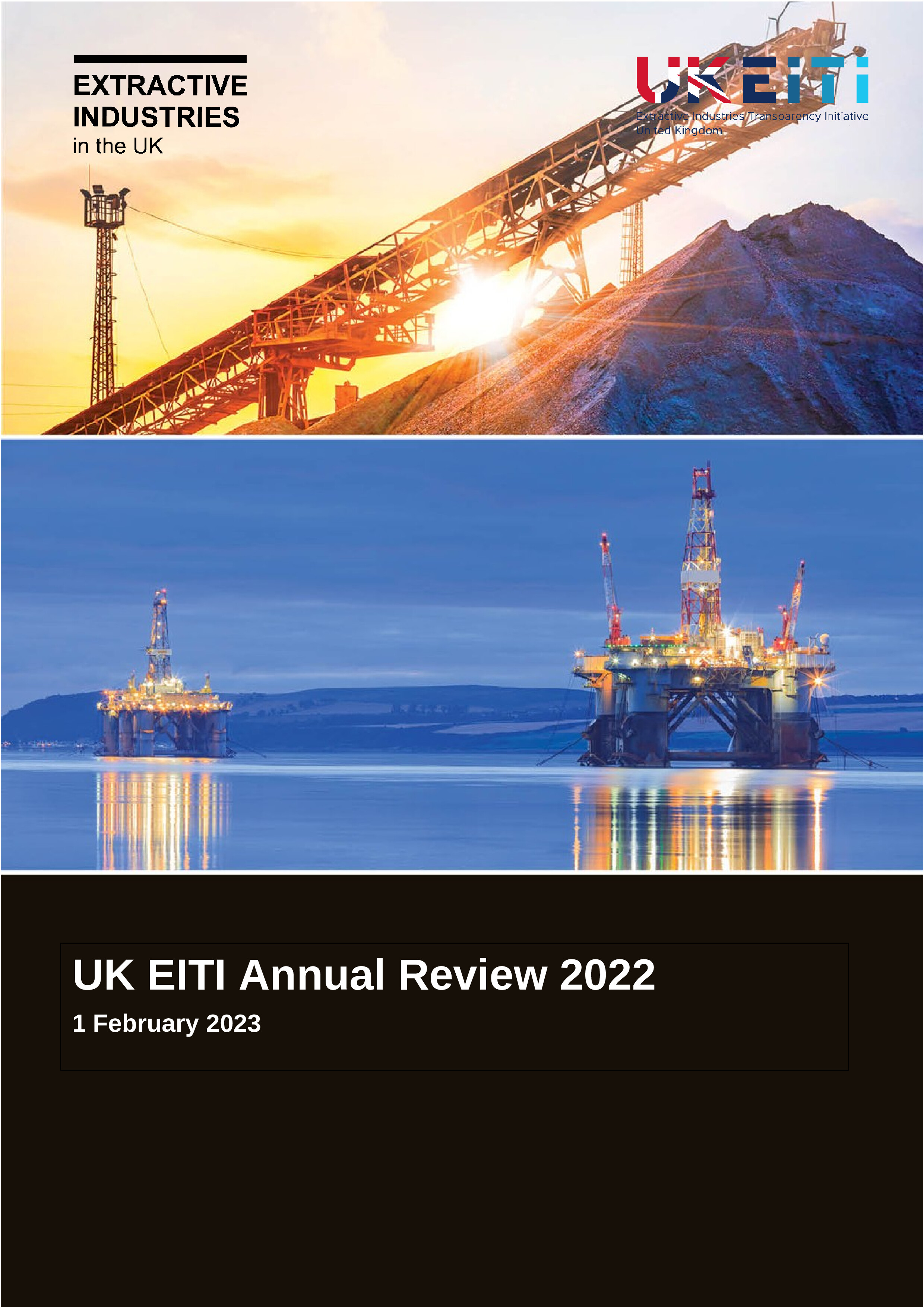 UK EITI Annual Review 2022 front cover