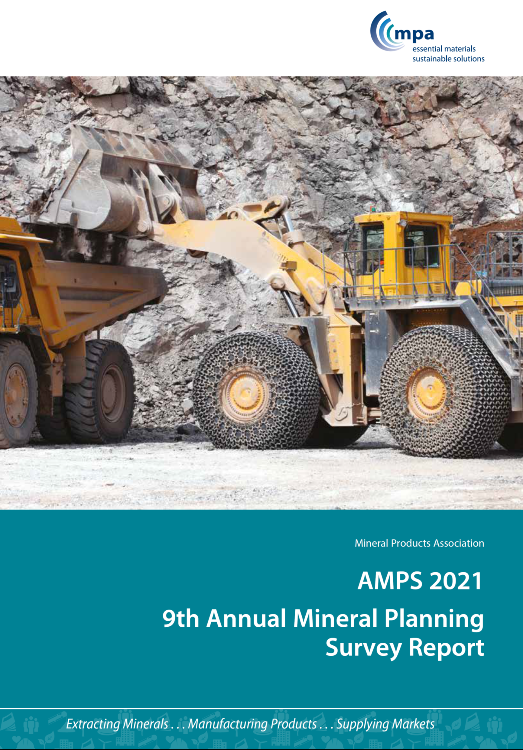 Cover of Mineral Products Association publish 9th Annual Mineral Planning Survey