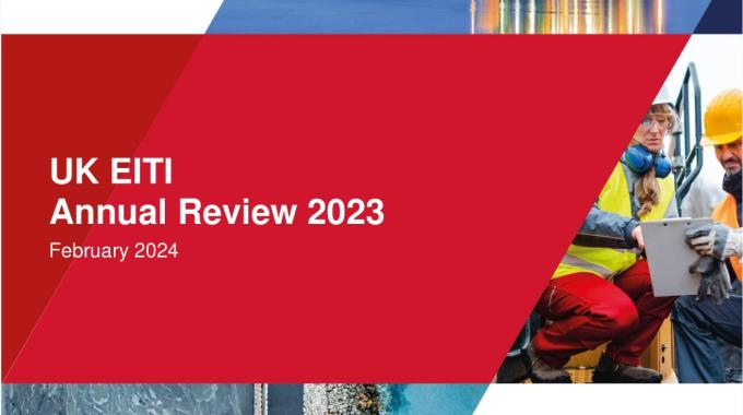 Cover of UK EITI Annual Review 2023